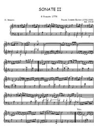 Sonate N°2 II. Menuetto -